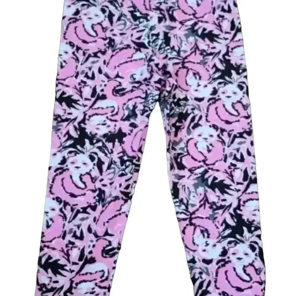 NWT Lilly Pulitzer Hangin with my Boo Luxletic Leggings Size Large Girls - Picture 13 of 13
